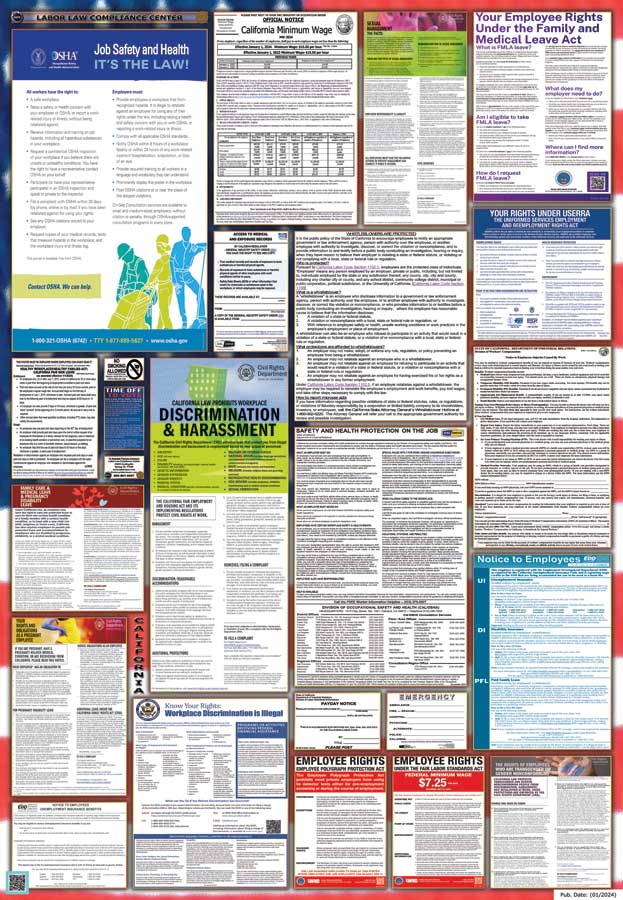 State and Federal Combination Labor Law Posters